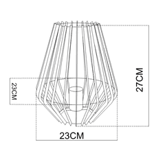 LUCIDE Stolová lampa REDO Black