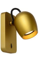 LUCIDE Nástenné svietidlo Preston Gold LED 1x5W/2200K/3000K