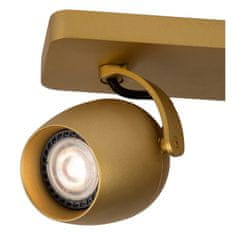 LUCIDE Stropné LED svietidlo Preston Gold 2x5W/2200K/3000K