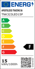 ACA LED závesné svietidlo AMELIA 15W/230V/3000K/1500Lm/IP20, Flicker free