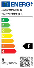 ACA LED závesné svietidlo VENUS 8W/230V/3000K/560Lm/IP20, Flicker free