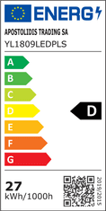 ACA LED závesné svietidlo CALISTA 27W/230V/3000K/1890Lm/IP20, Flicker free