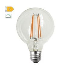 Diolamp LED Globe Filament žiarovka číra G95 10W/230V/E27/4000K/1260Lm/360°/Dim