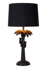 LUCIDE Stolová lampa EXTRAVAGANZA COCONUT priemer 30,5 cm - 1xE27 - Black