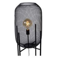 LUCIDE Stojacia lampa MESH priemer 35 cm - 1xE27 - Black