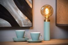 LUCIDE Stolná lampa SELIN priemer 6 cm - 1xE27 - Turquoise