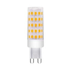 Solight LED žiarovka číra G9, 230V, 6W, 3000K, 600lm