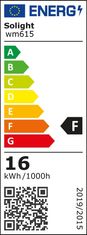 Solight LED svetelný pás 5m, 198LED/m, 16W/m, 1500lm/m, IP20, studená biela