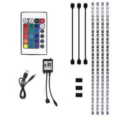 Solight LED WIFI smart RGB opasok pre TV, 4x50cm, USB