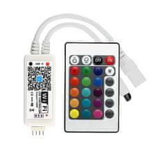 Solight Wifi Smart LED svetelný pásik, RGB+CCT, 5m, adaptér, diaľkový ovládač