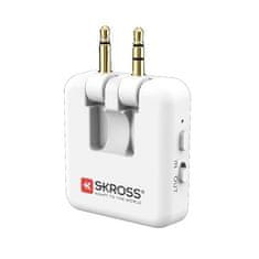 Skross Bezdrôtový audio adaptér, vysielač-prijímač 2v1, Bluetooth 5 a vyššie, 3,5 mm mini jack