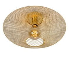 LUCIDE Stropné svietidlo MESH Gold, priemer 45cm