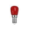 Diolamp LED mini žiarovka červená ST26 1W/230V/E14/Red/60Lm/360°