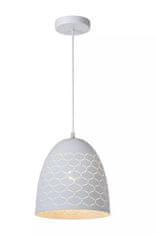 LUCIDE Závesné svietidlo GALLA priemer 25 cm - 1xE27 - White