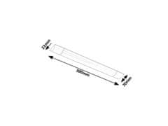 Rabalux LED svietidlo pod kuchynskú linku Batten Light 10W | 800lm | 4000K | IP20 | 30cm