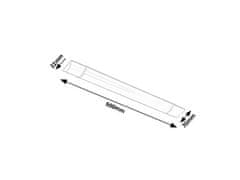 Rabalux LED svietidlo pod kuchynskú linku Batten Light 20W | 1600lm | 4000K | IP20 | 60cm