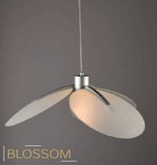 ACA Závesné stropné svietidlo BLOSSOM max. 60W/E27/230V/IP20, strieborné