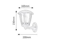 Rabalux SORRENTO LED nástenné svietidlo 8125, IP44