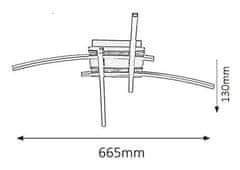 Rabalux ALEXIS LED stropné svietidlo 2503