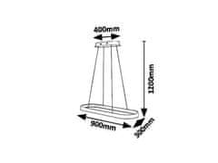 Rabalux ATHOS LED závesné svietidlo 6679