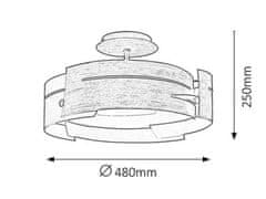Rabalux BERBERA stropné svietidlo 2216