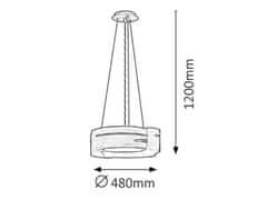 Rabalux BERBERA závesné svietidlo 2215