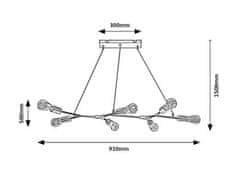 Rabalux BRANWEN závesné svietidlo 72027