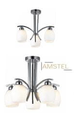 ACA Stropné svietidlo AMSTEL max. 5x60W/E27/230V/IP20