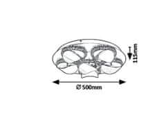 Rabalux CAPRIANA LED stropné svietidlo 5051