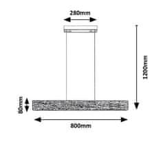 Rabalux CINNAMON LED závesné svietidlo 3091