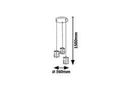 Rabalux DELICE LED závesné svietidlo 5027