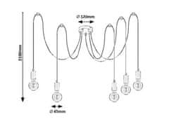 Rabalux DOLLIEN závesné svietidlo 72075