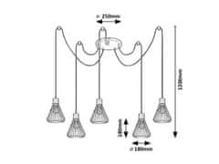 Rabalux FARFALLE závesné svietidlo 3150
