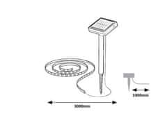 Rabalux ANSOO LED solárny pásik 77016