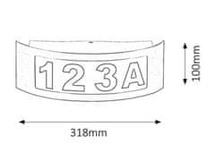 Rabalux INNSBRUCK vonkajšie osvetlenie (domové čísla) 8749