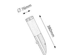 Rabalux INOX TORCH vonkajšie nástenné svietidlo 8266