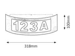 Rabalux INNSBRUCK vonkajšie osvetlenie (domové čísla) 8748