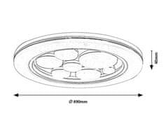 Rabalux LAGERTHA LED stropné svietidlo 2012