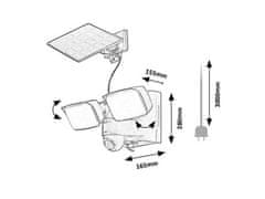 Rabalux LESZNO LED solárna lampa 77091