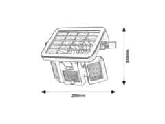 Rabalux LIHULL LED solárna lampa 77020