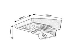 Rabalux MOSELLE LED solárna lampa 77014