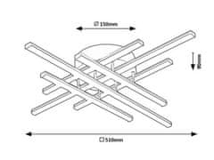 Rabalux NAYARA LED stropné svietidlo 3014