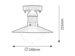 Rabalux OSLO vonkajšie stropné svietidlo 8716