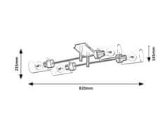 Rabalux PRUDENCIA stropné svietidlo 2672