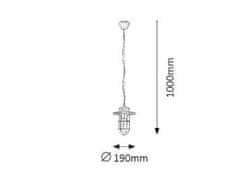 Rabalux PAVIA vonkajšie závesné svietidlo 8070