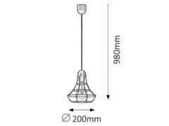 Rabalux RAMSEY závesné svietidlo 4650