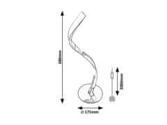 Rabalux AZULA LED stolná lampa 74211