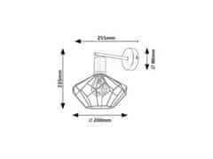 Rabalux FRANI nástenné svietidlo 71064