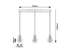 Rabalux FRANI závesné svietidlo 72242