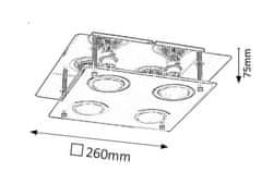 Rabalux NAOMI LED stropné svietidlo 2511